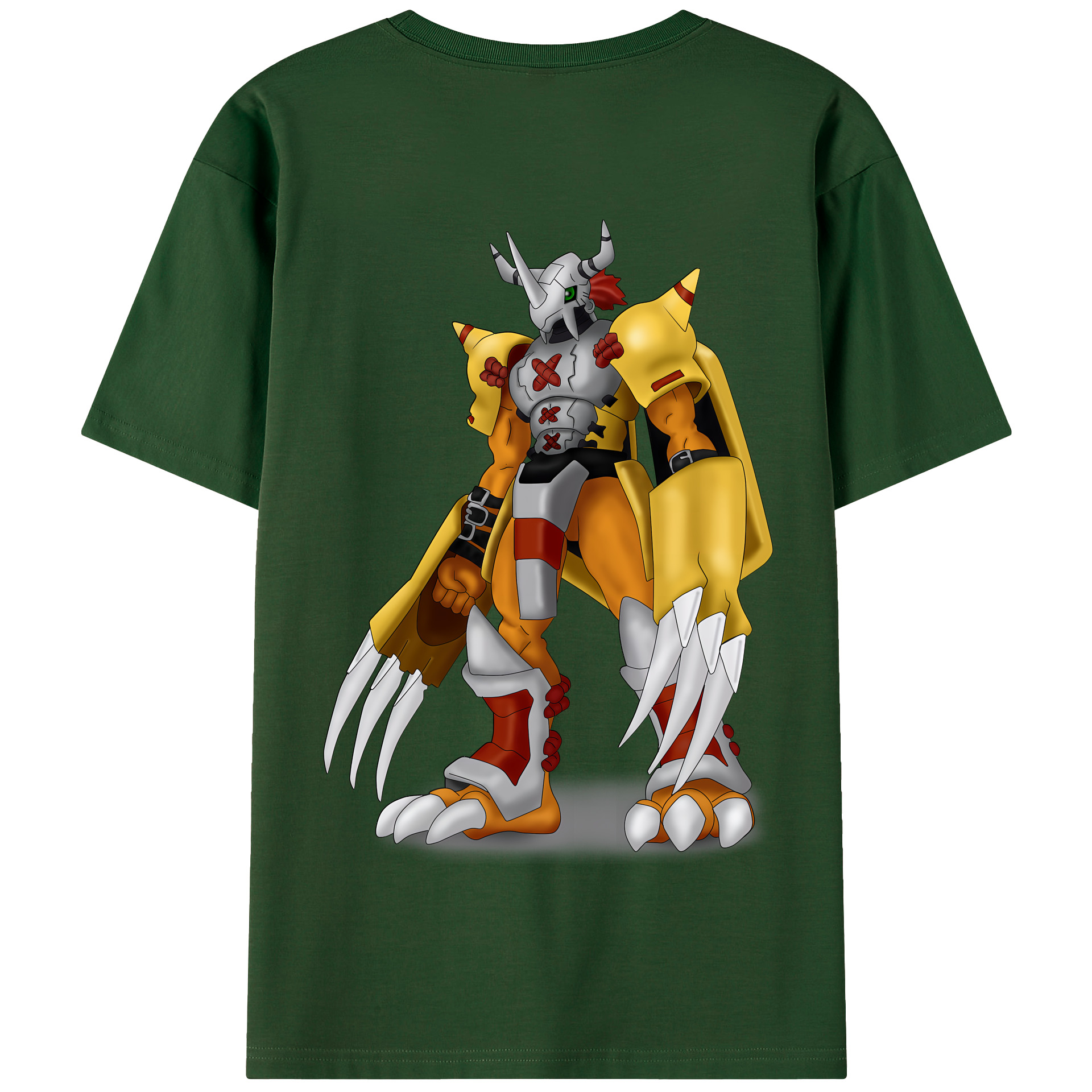 （画像用） Digimon デジタルモンスター/デジモン 綿100％半袖Tシャツ（背面プリント）